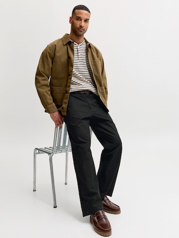 JACK & JONES Loosefit Hose 'JPSTBILL DREW' in Schwarz