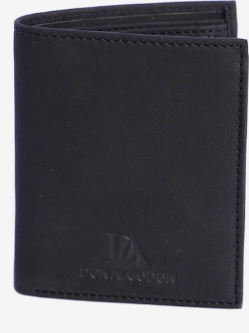 Don Algodon - Cartera 'Cartera para hombre Nicolás de piel con protección RFID' en negro: frente