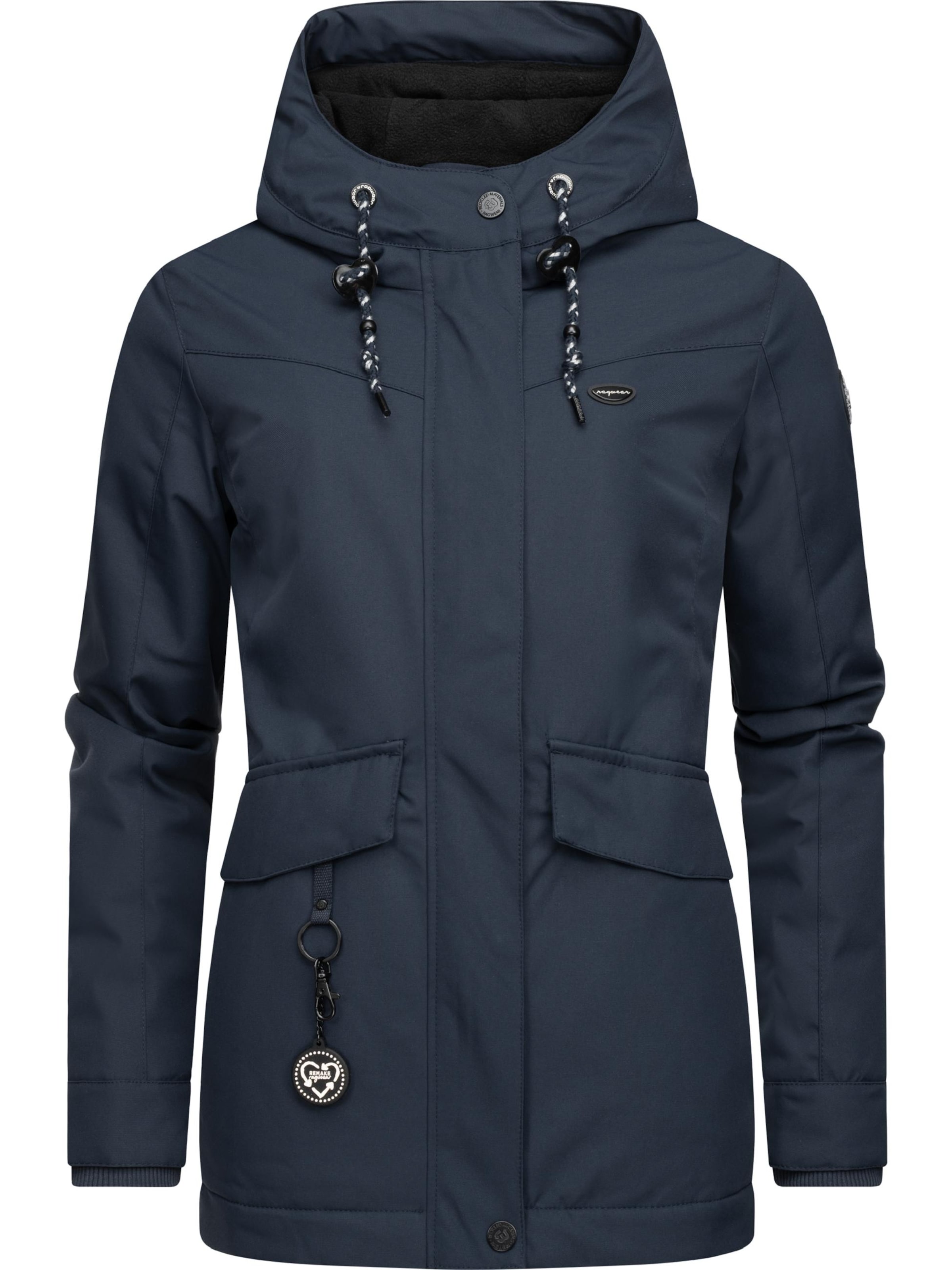 Veste d’hiver 'Jazmin Remake II' Ragwear en bleu : devant