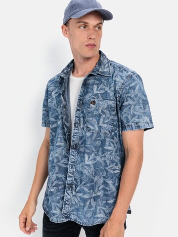 CAMEL ACTIVE Regular fit Button Up Shirt in Blue