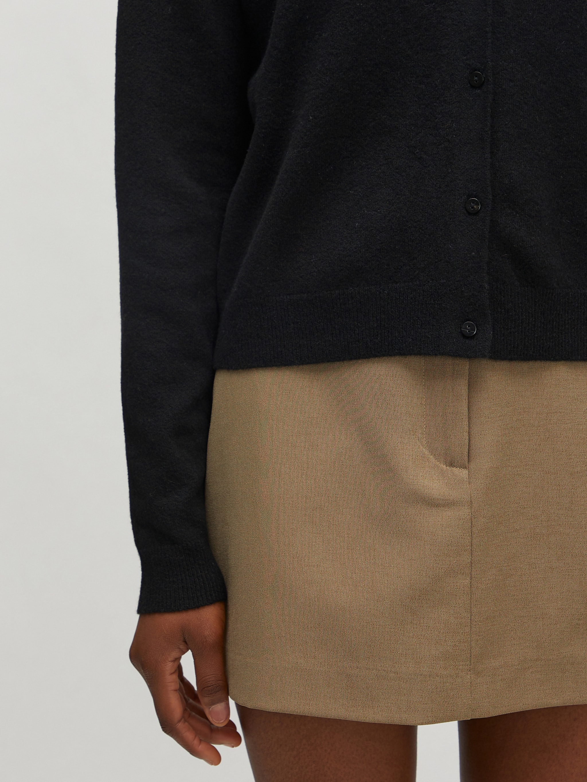 EDITED Produkte Strickjacke 'Ubalda' schwarz