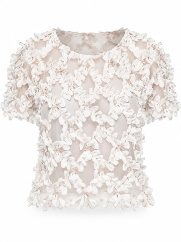 Ombre - Blusa en beige: frente