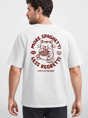 Neverless Shirt 'spaghetti'‌‌‌‌‌‌‌ in Weiß