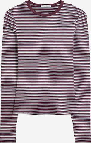 T-shirt Bershka en rouge : devant