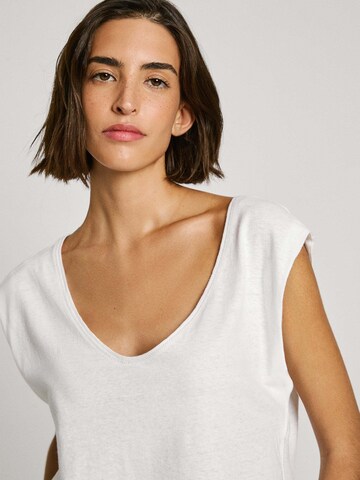 T-shirt 'Lotti' Pepe Jeans en blanc