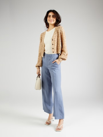 DRYKORN Wide leg Pants 'Desk' in Blue