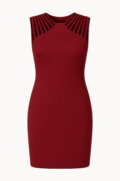 WOMAN VISION Kleid in bordeaux, Produktansicht