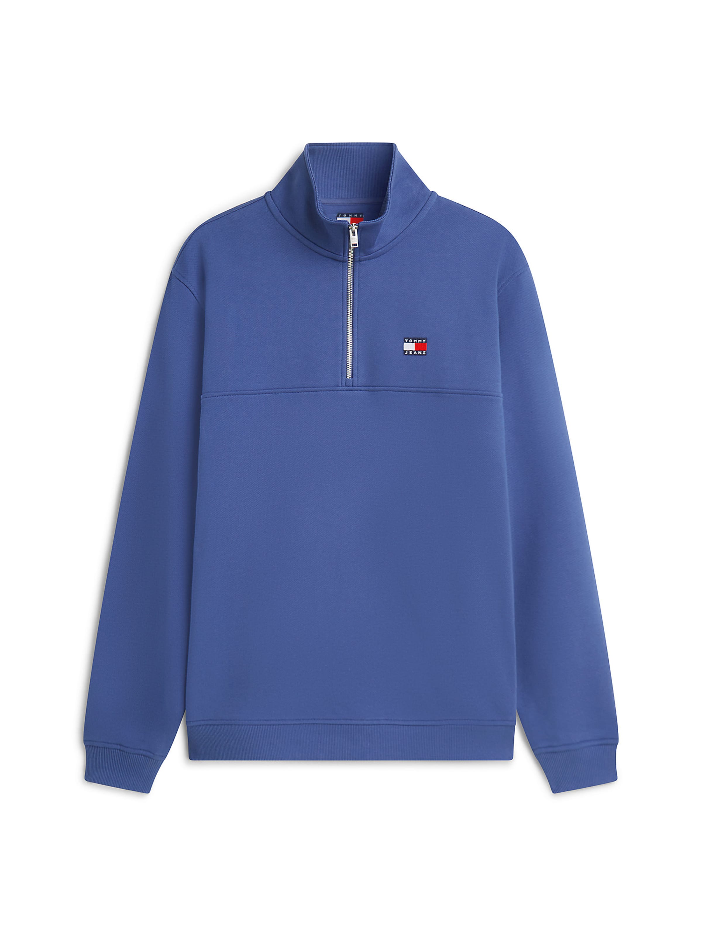 Sweat-shirt Tommy Jeans en bleu : devant
