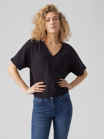 Camicia da donna 'Natali' di VERO MODA in nero: frontale