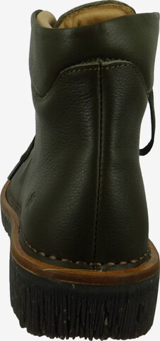 EL NATURALISTA Lace-Up Ankle Boots in Green