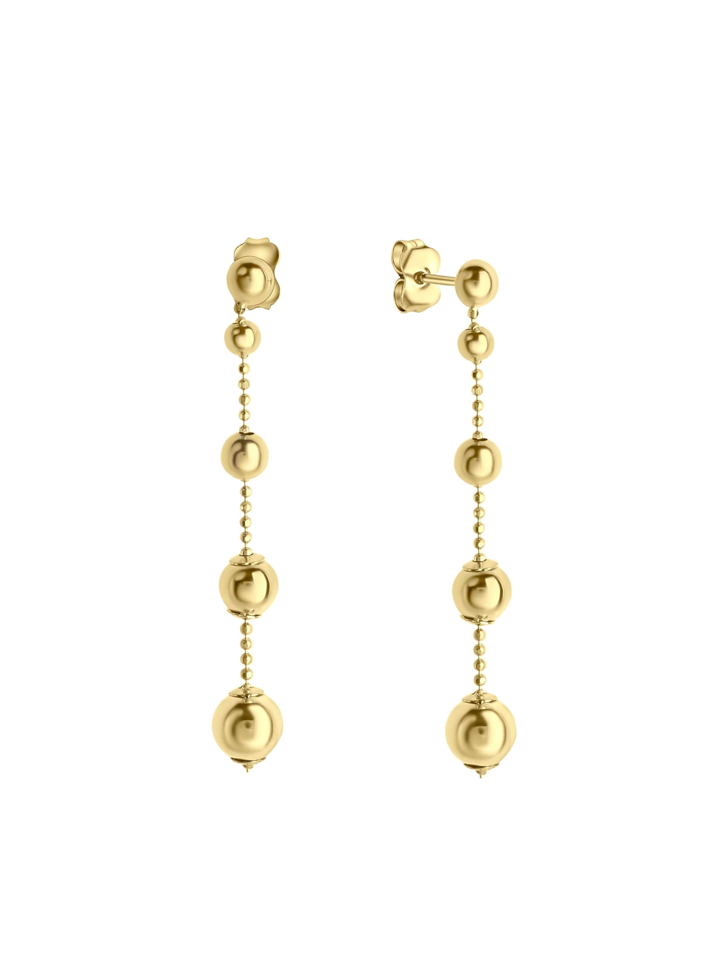 Fascination by Ellen K. Earrings in Yellow: front
