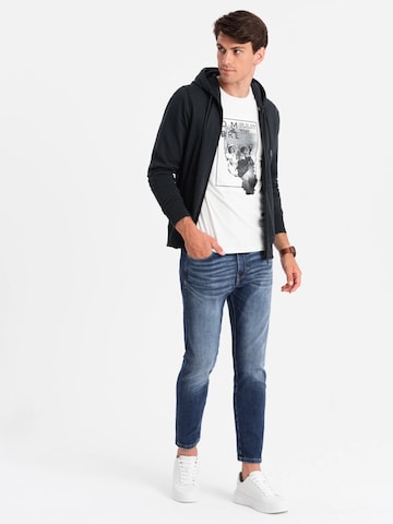 Ombre Sweat jacket 'OM-SSBZ-0160' in Black