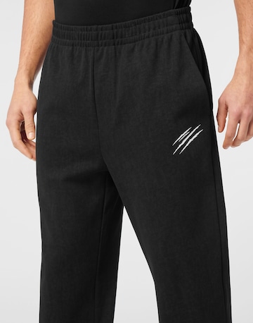 Plein Sport - regular Pantalón 'Scratch' en negro