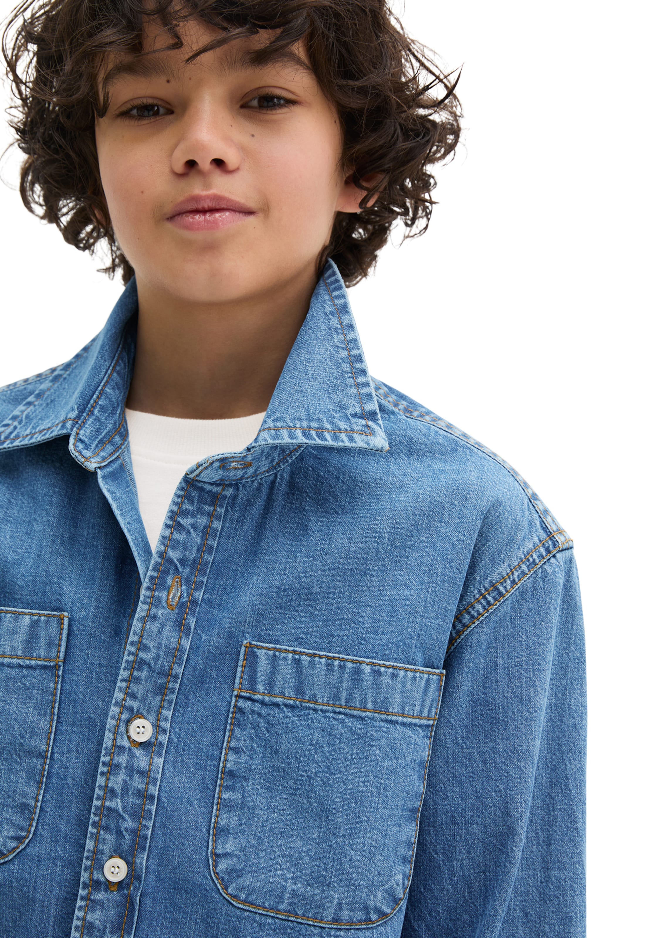 Marc O'Polo Regular fit Button up shirt in Blue