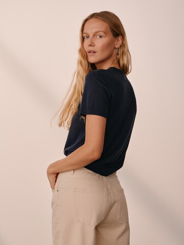 ABOUT YOU x Marie von Behrens Shirt 'Juna' in Blue