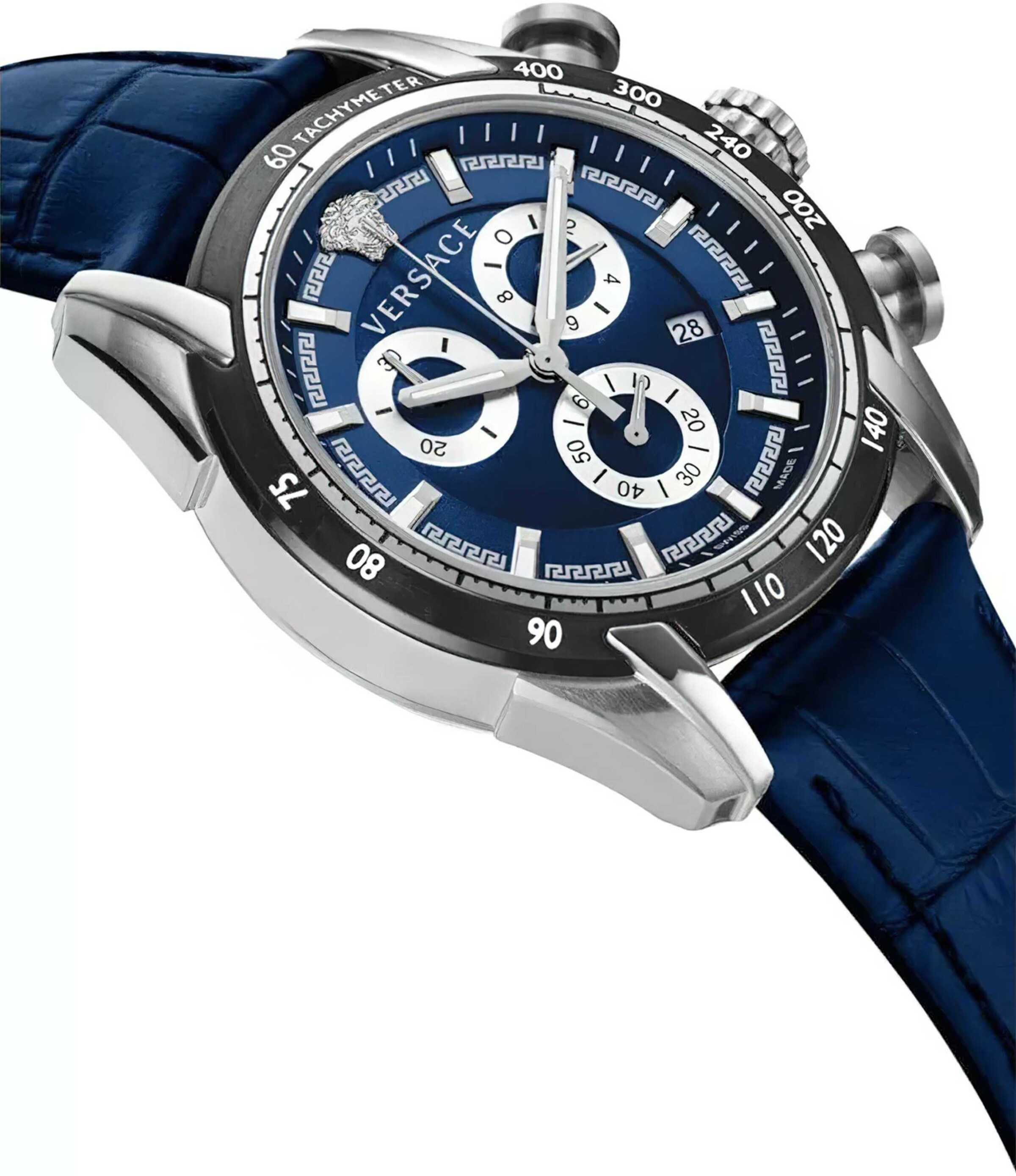 VERSACE Analog watch 'V-Ray' in Blue