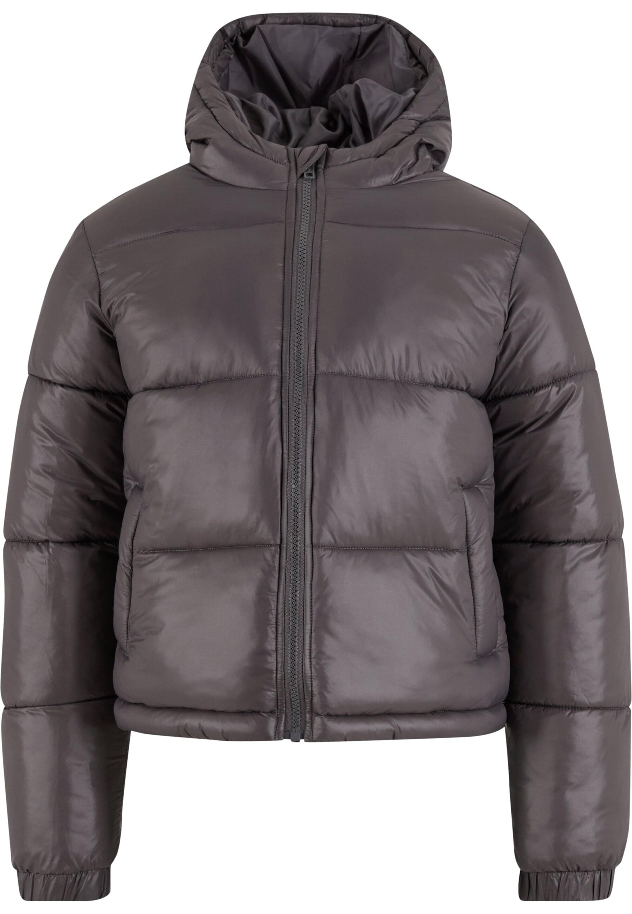 Urban Classics Зимняя куртка в Серый: спереди