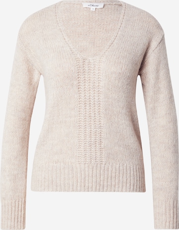 Pull-over s.Oliver en beige : devant