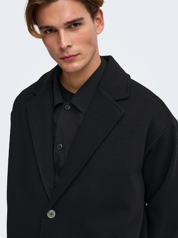 Only & Sons Mantel 'ONSSTANLEY' in Schwarz