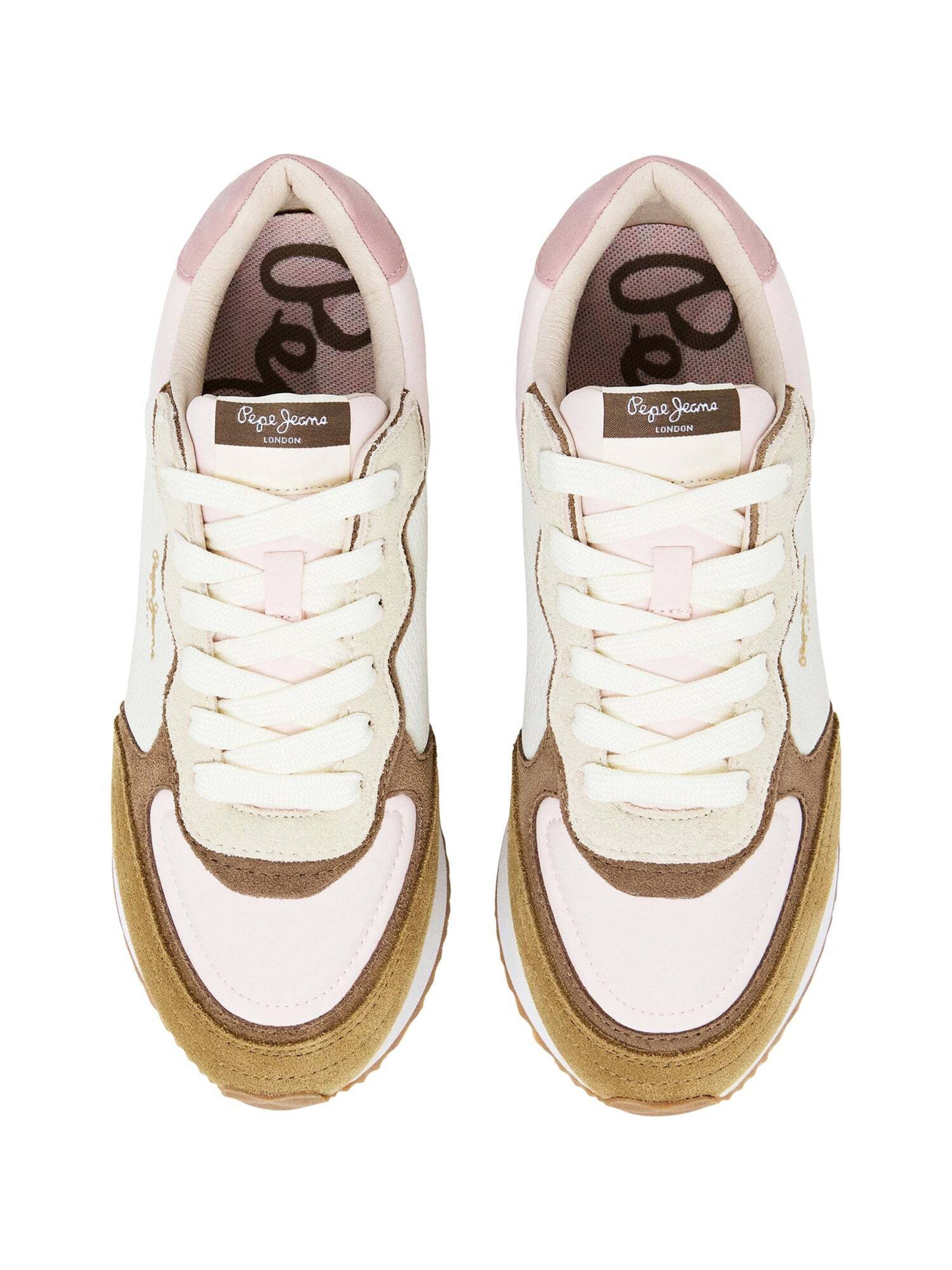 Sneaker bassa 'Rusper Snake' di Pepe Jeans in bianco