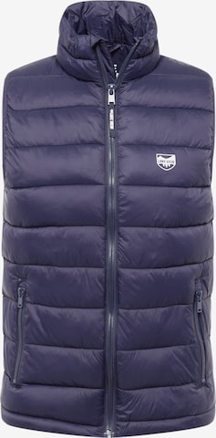 Lake View Vest 'David' in Blue: front
