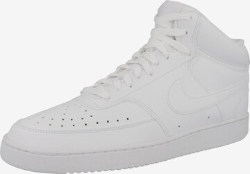 Baskets hautes 'Court Visin Next Nature' Nike Sportswear en blanc : devant