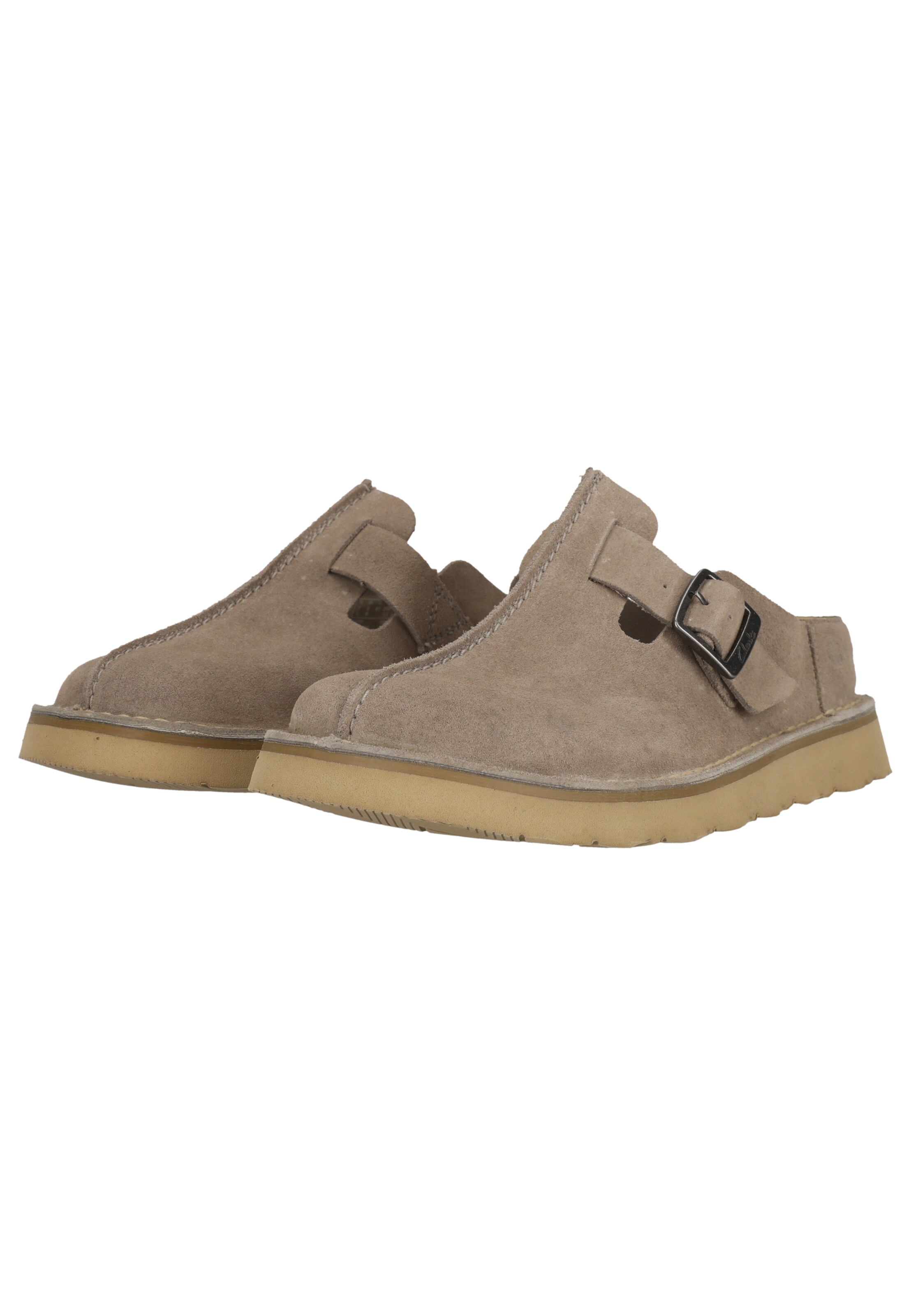 CLARKS Pantolette 'Solsbury' in Grau