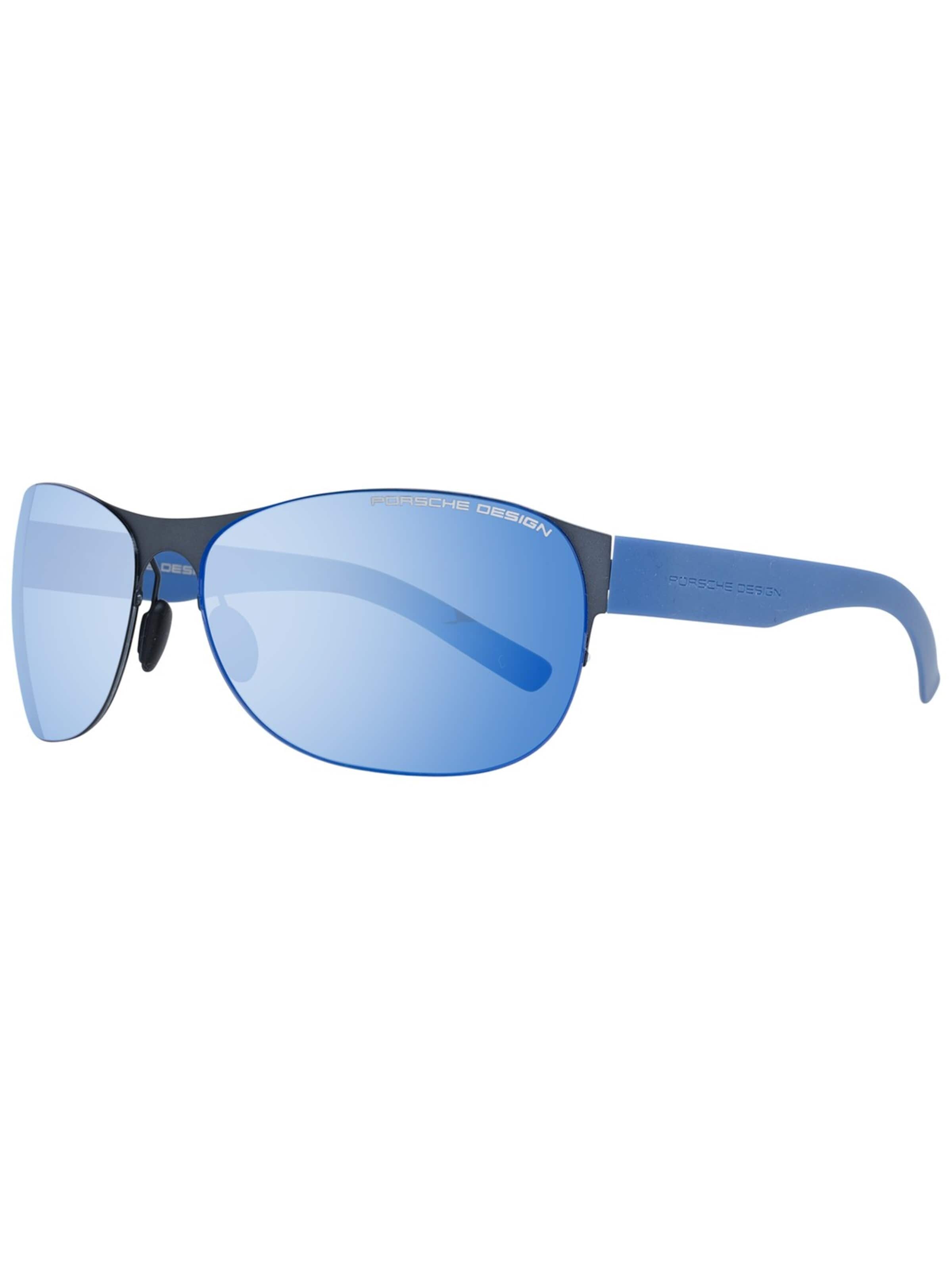 Porsche Design Zonnebril 'Porsche Design Sunglasses P8581 C 64' in Blauw