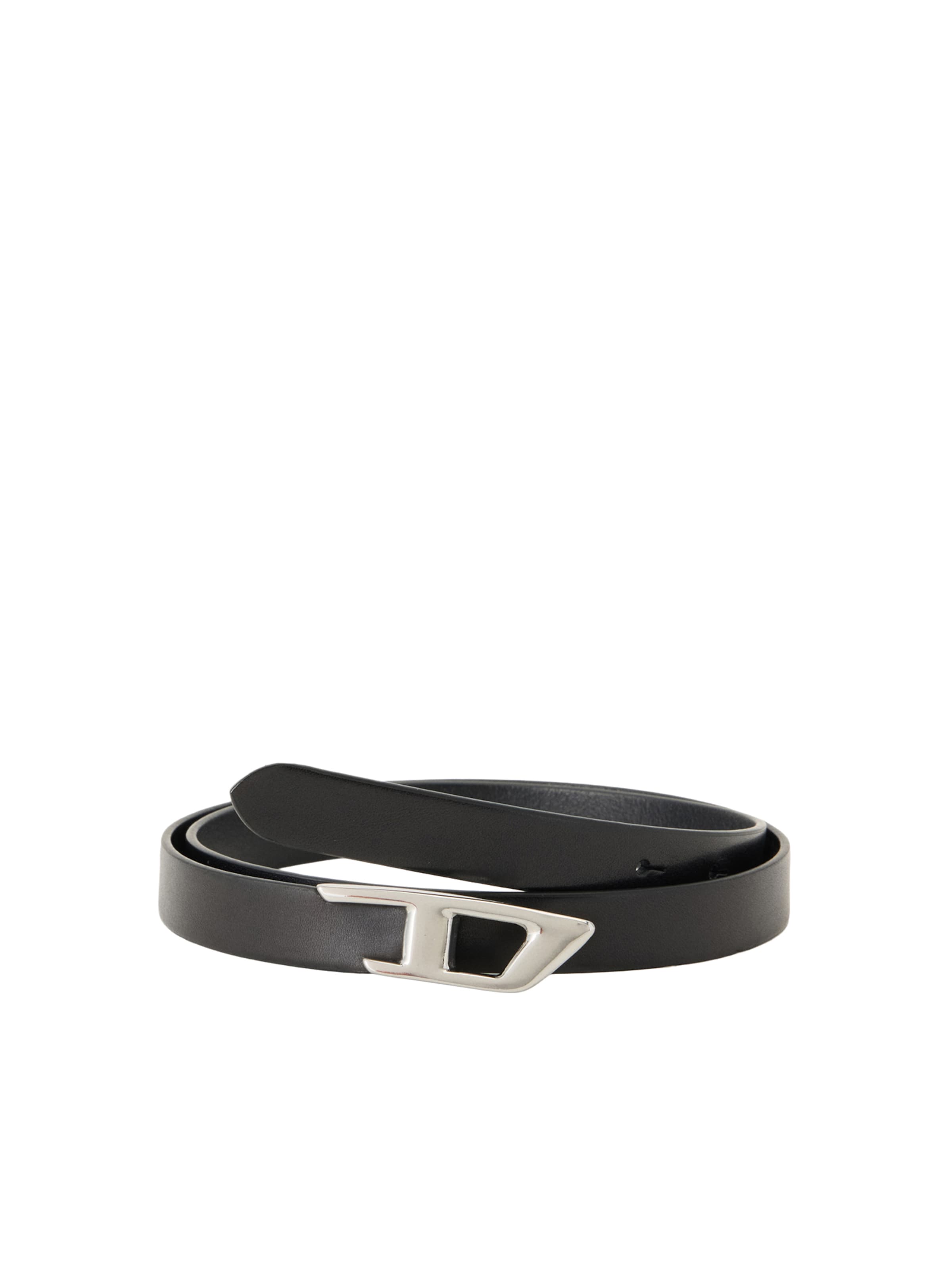 Ceinture DIESEL en noir : devant