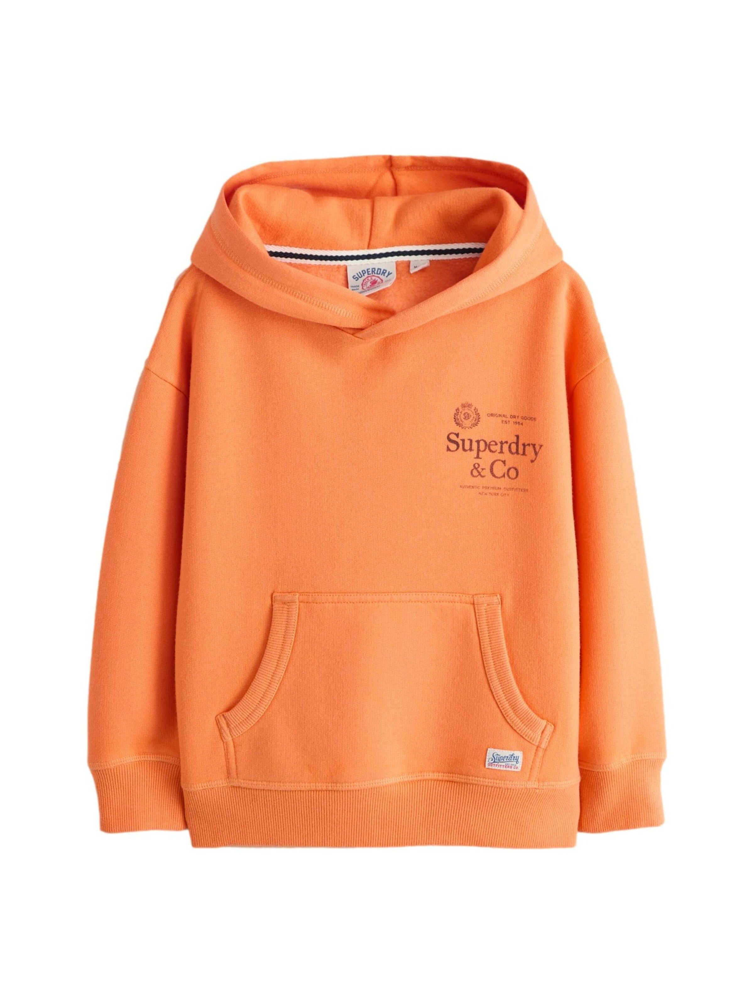 Superdry & Co Sweatshirt in Oranje: voorkant
