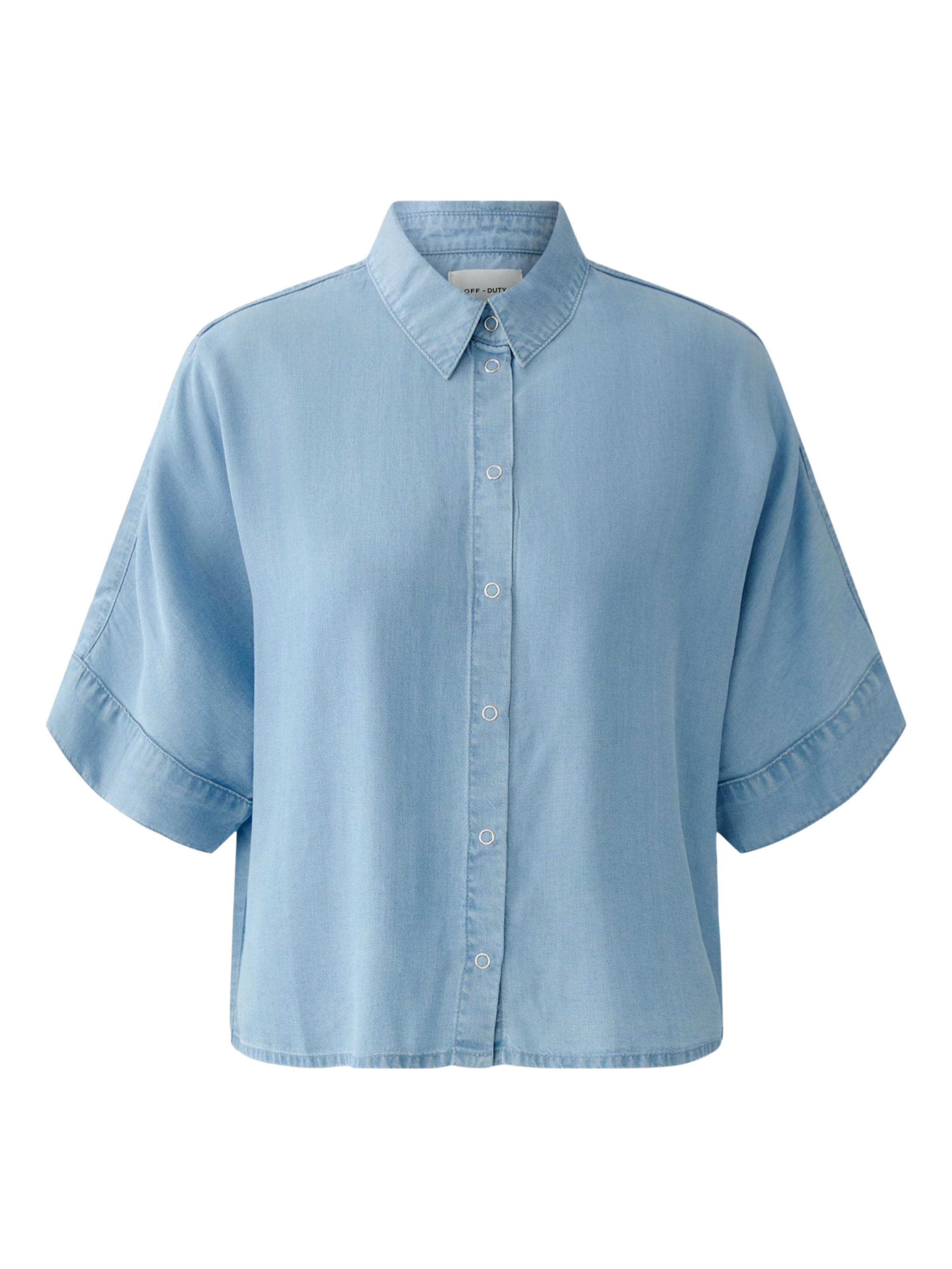 OUI Bluse in Blau: Vorderseite