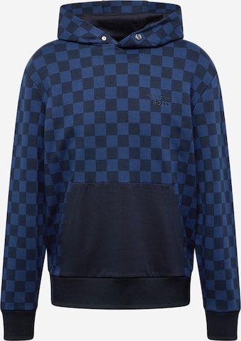 BOSS Black Sweatshirt 'Seeger 280 PS' in Blauw: voorkant