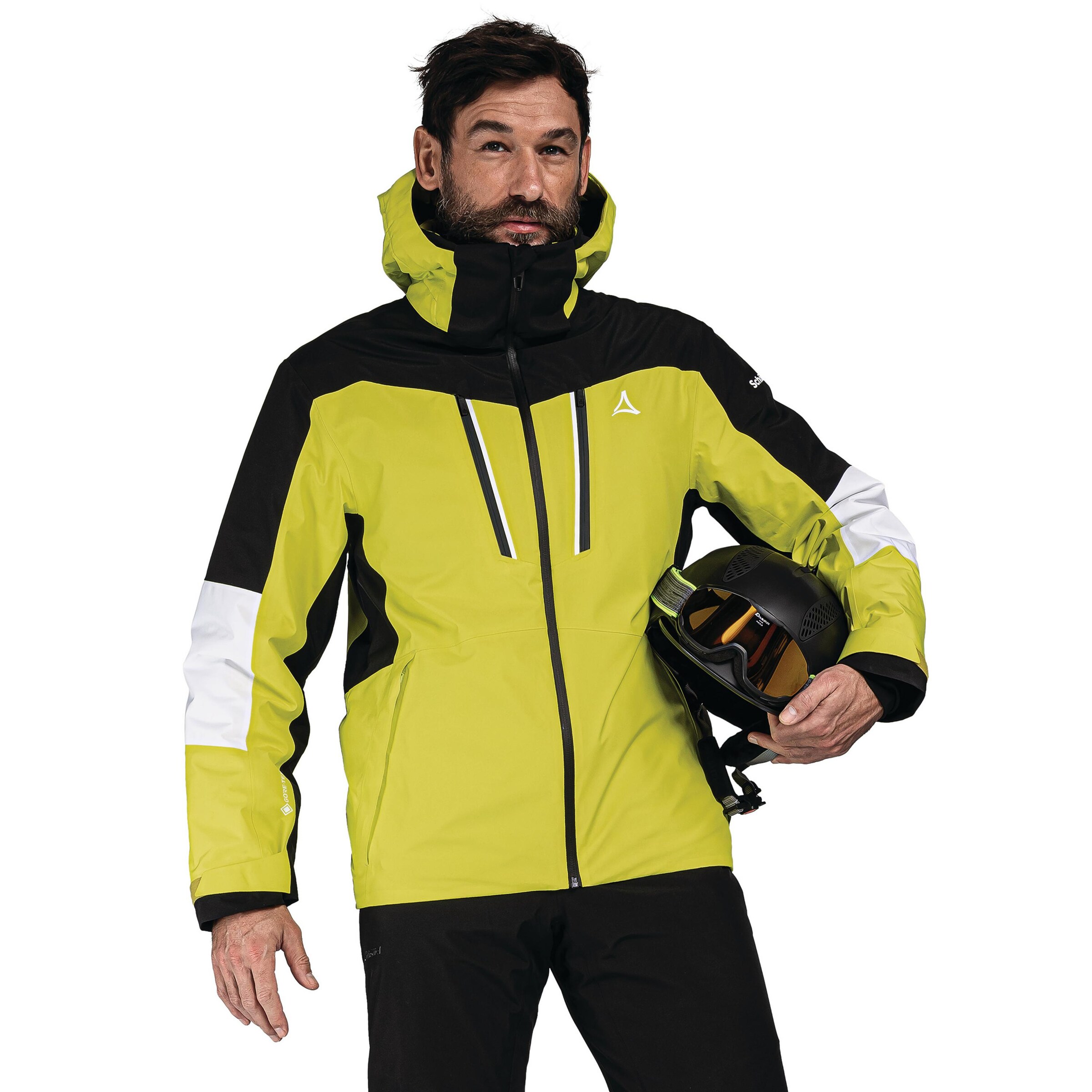 Schöffel Sports jacket 'Lubrizen' in Yellow: front