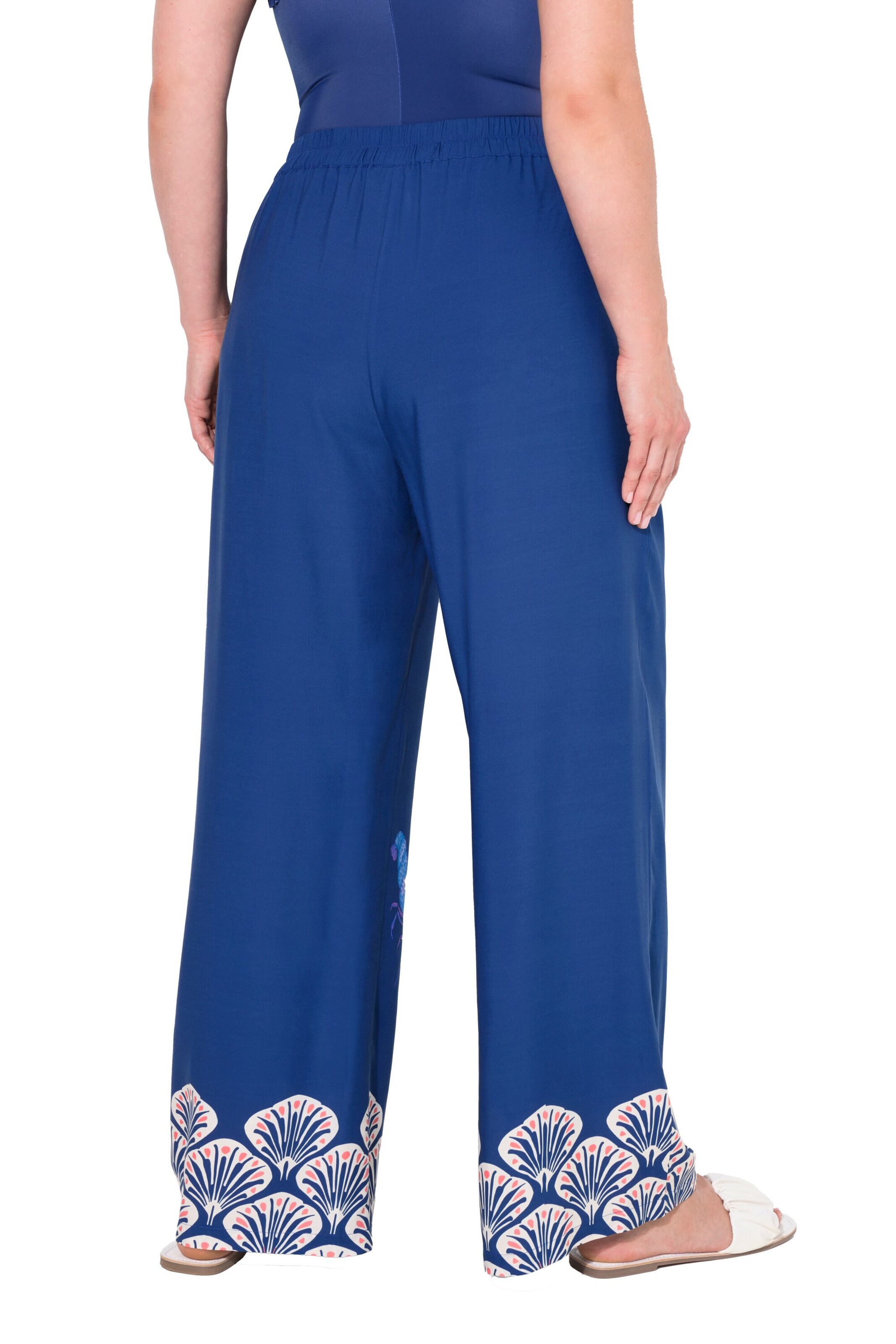Ulla Popken Wide leg Pants in Blue
