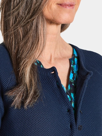 Goldner Gebreid vest in Blauw