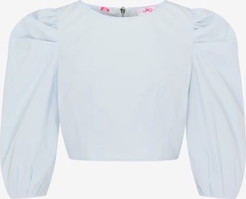 MYMO Blouse in Blauw: voorkant