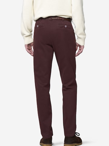 Regular Pantalon chino 'New York 2-5617' MEYER en rouge
