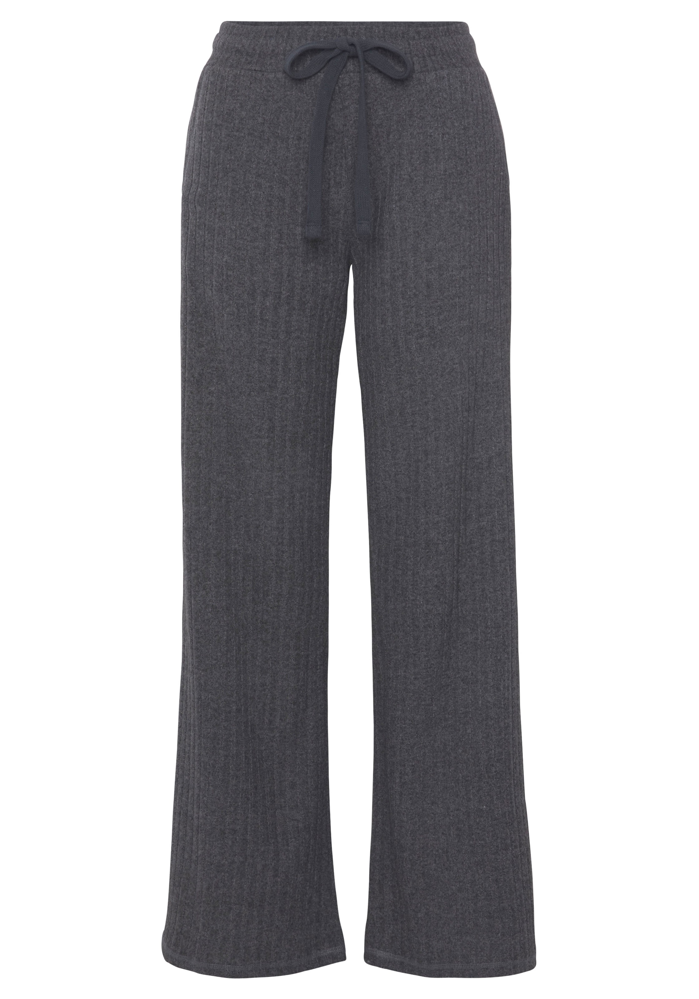 LASCANA Παντελόνι πιτζάμας σε γκρι: μπροστά