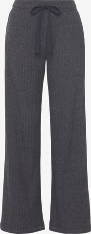 Pantalon de pyjama LASCANA en gris : devant