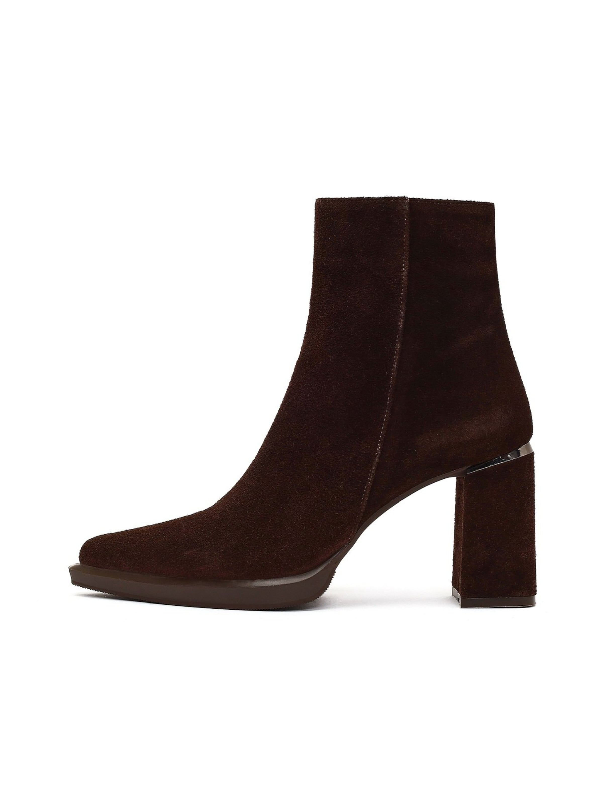 Ankle boots di Derimod in marrone: frontale