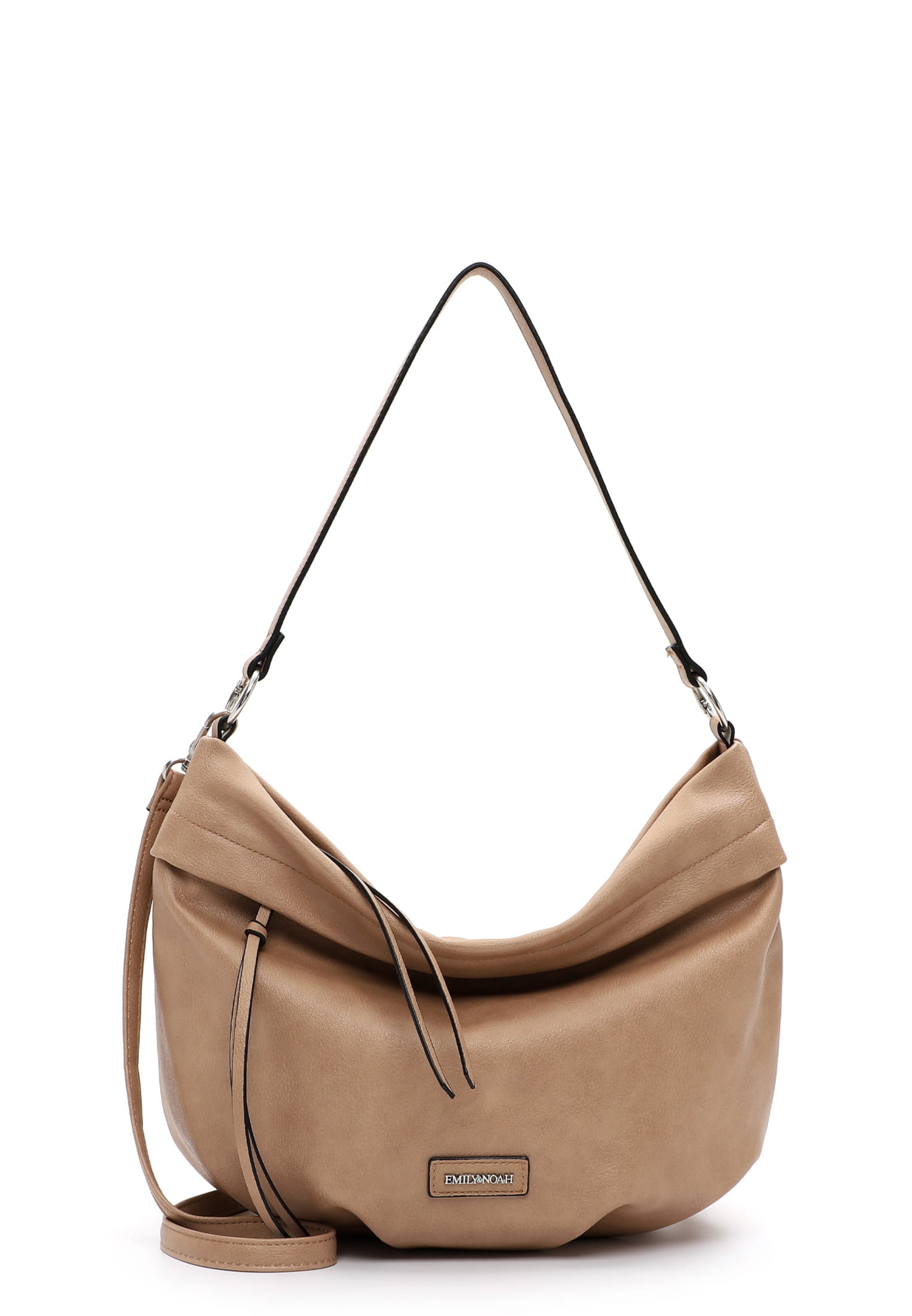 Emily & Noah Skuldertaske i beige: forside