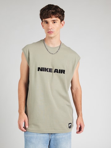 Nike Sportswear Paita 'AIR' värissä vihreä: etupuoli