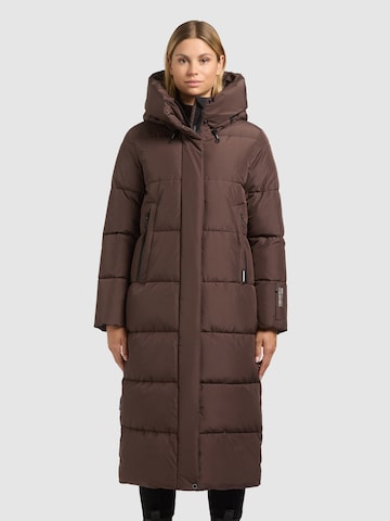 khujo Зимнее пальто 'Soulani4' в Коричневый: спереди