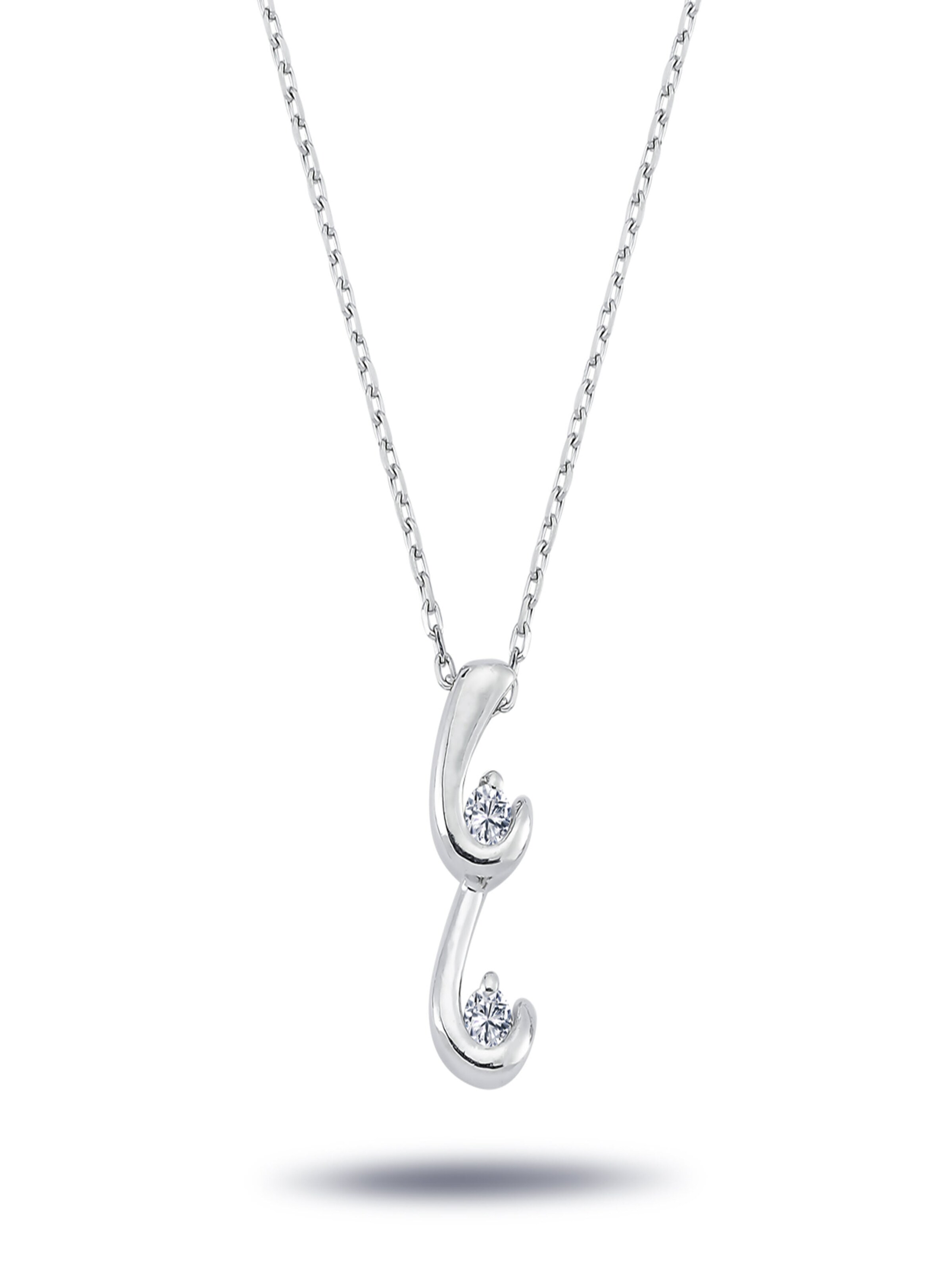 EinStein Diamant Kette‌‌‌‌‌‌‌‌ in Silber