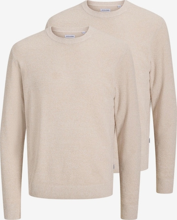 JACK & JONES Pullover 'Ryder' in Beige: Vorderseite