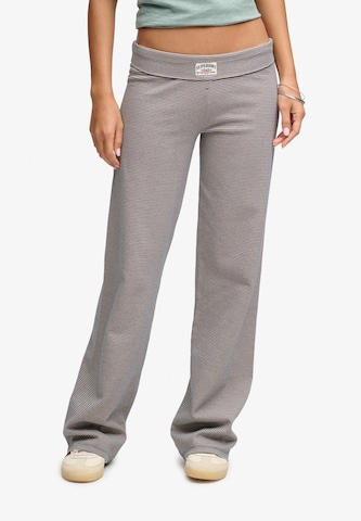 Superdry & Co Regular Hose 'Athletic Essentials' in Blau: Vorderseite
