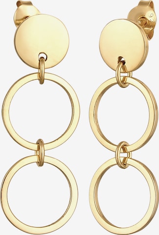 Boucles d'oreilles ELLI en or : devant