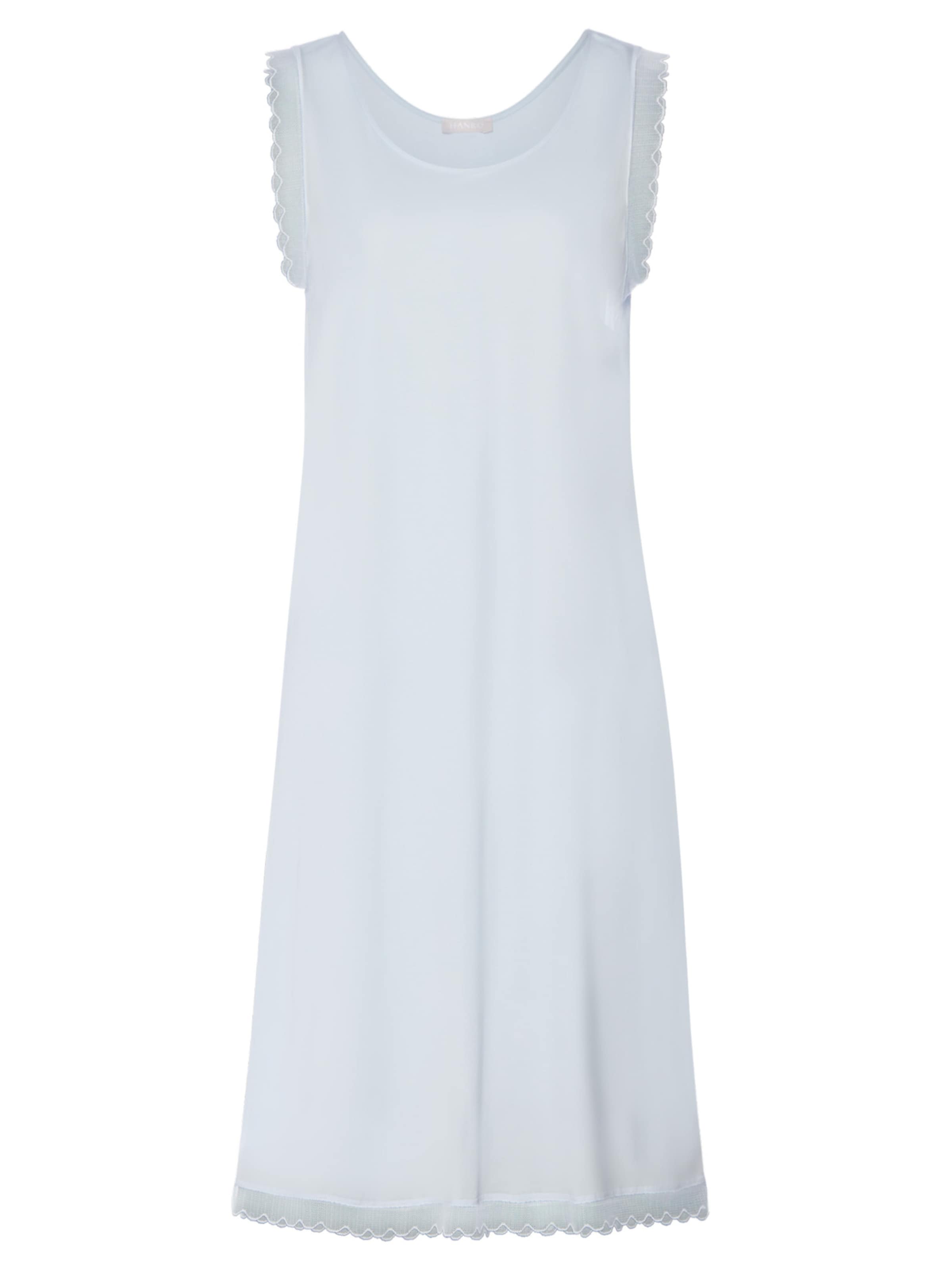 Hanro Nachthemd 'Inaya'‌‌‌‌‌‌‌‌ in Blau: Vorderseite