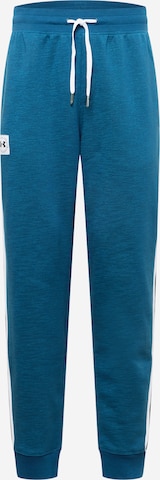 Pantalon de sport UNDER ARMOUR en bleu : devant