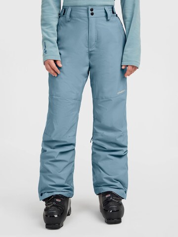 Regular Pantaloni outdoor de la O'NEILL pe albastru: față
